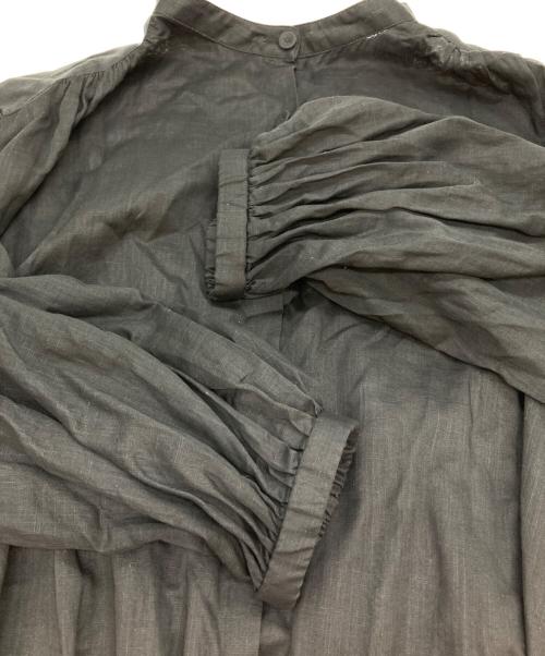 ADIEU TRISTESSE（アデュートリステス）ADIEU TRISTESSE (アデュートリステス) リネン混シャツワンピース ブラック サイズ:‐の古着・服飾アイテム