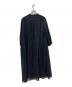 ADIEU TRISTESSE (アデュートリステス) リネン混シャツワンピース ブラック サイズ:‐：6000円