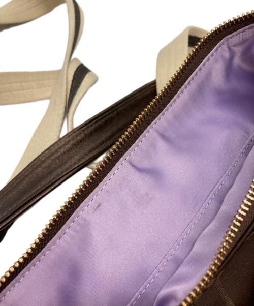COACH（コーチ）COACH (コーチ) ホーボータイプシグネチャーワンショルダーバッグ ブラウンの古着・服飾アイテム