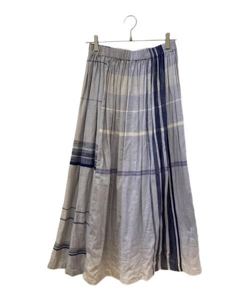 tamaki niime（タマキ ニイメ）tamaki niime (タマキ ニイメ) チェックスカート ネイビー×ベージュ サイズ:‐の古着・服飾アイテム