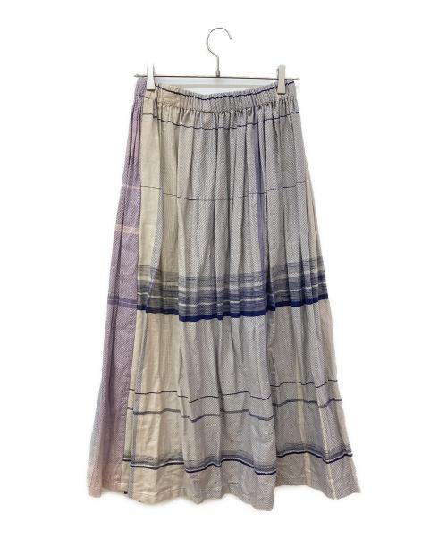 tamaki niime（タマキ ニイメ）tamaki niime (タマキ ニイメ) チェックスカート ネイビー×ベージュ サイズ:‐の古着・服飾アイテム