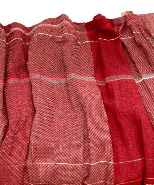 tamaki niime（タマキ ニイメ）tamaki niime (タマキ ニイメ) チェックスカート アイボリー×レッド サイズ:‐の古着・服飾アイテム