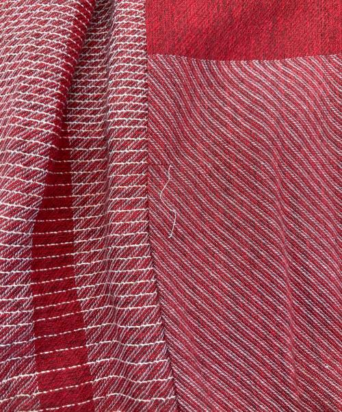 tamaki niime（タマキ ニイメ）tamaki niime (タマキ ニイメ) チェックスカート アイボリー×レッド サイズ:‐の古着・服飾アイテム