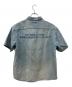 SUPREME (シュプリーム) バックエンボスロゴ半袖デニムシャツ インディゴ サイズ:Ⅿ：7000円
