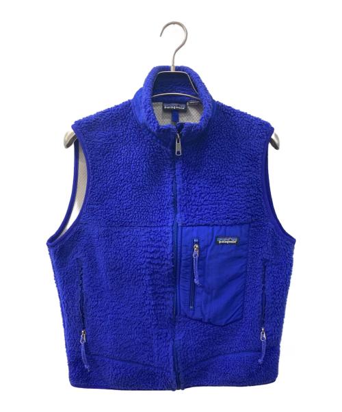 Patagonia（パタゴニア）Patagonia (パタゴニア) クラシックレトロXフリースボアベスト ブルー サイズ:Mの古着・服飾アイテム