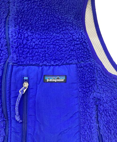 Patagonia（パタゴニア）Patagonia (パタゴニア) クラシックレトロXフリースボアベスト ブルー サイズ:Mの古着・服飾アイテム