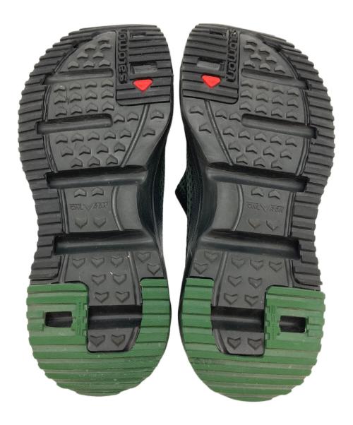 SALOMON（サロモン）SALOMON (サロモン) RX SLIDE 3.0/メッシュサンダル ブラック×グリーン サイズ:25cmの古着・服飾アイテム
