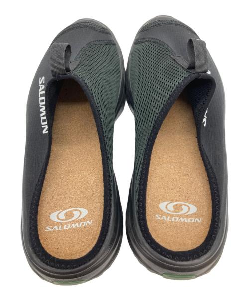 SALOMON（サロモン）SALOMON (サロモン) RX SLIDE 3.0/メッシュサンダル ブラック×グリーン サイズ:25cmの古着・服飾アイテム