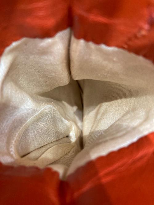 HERMES（エルメス）HERMES (エルメス) H金具ラムレザーグローブ オレンジの古着・服飾アイテム