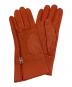 HERMES (エルメス) H金具ラムレザーグローブ オレンジ：35000円