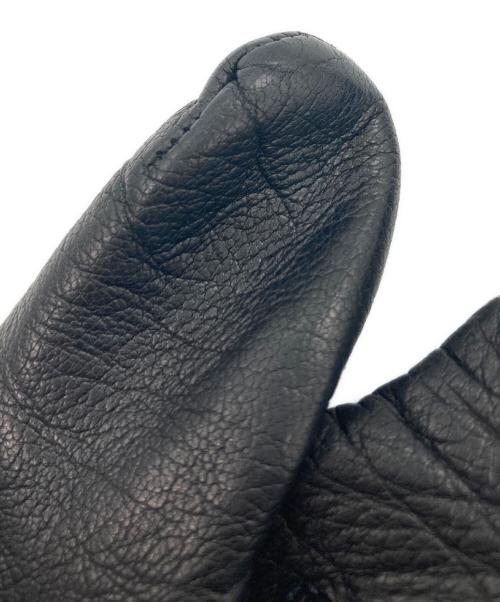 GUCCI（グッチ）GUCCI (グッチ) ホースビットレザーグローブ ブラック サイズ:7 1/2の古着・服飾アイテム