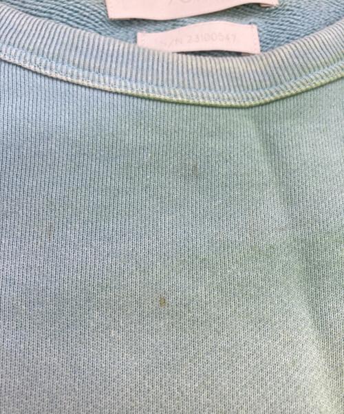 YOKE（ヨーク）YOKE (ヨーク) GARMENT DYE YOKE SWEAT SHIRT/製品染めスウェット ブルー サイズ:3の古着・服飾アイテム