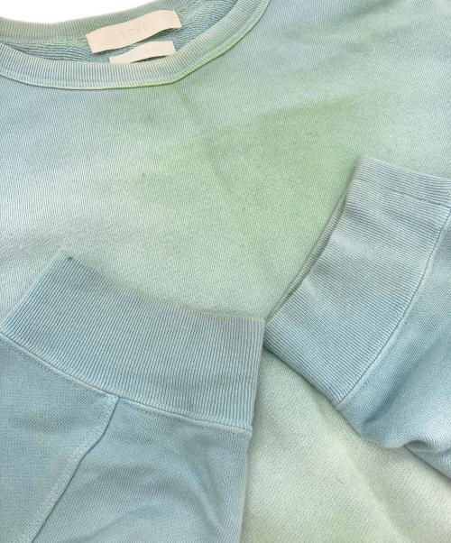YOKE（ヨーク）YOKE (ヨーク) GARMENT DYE YOKE SWEAT SHIRT/製品染めスウェット ブルー サイズ:3の古着・服飾アイテム