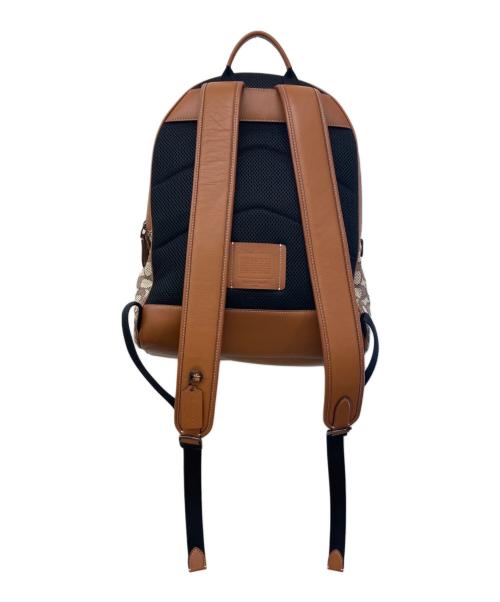 COACH（コーチ）COACH (コーチ) DISNEY (ディズニー) チャーター バックパック シグネチャーウィズミッキーマウスエンブロイダリー/リュック ブラウンの古着・服飾アイテム