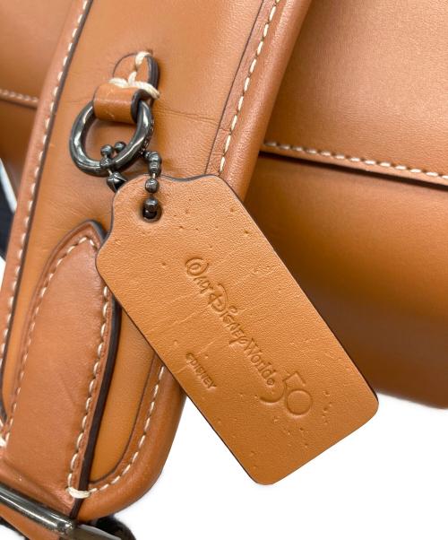 COACH（コーチ）COACH (コーチ) DISNEY (ディズニー) チャーター バックパック シグネチャーウィズミッキーマウスエンブロイダリー/リュック ブラウンの古着・服飾アイテム