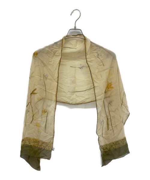 Salvatore Ferragamo（サルヴァトーレ フェラガモ）Salvatore Ferragamo (サルヴァトーレ フェラガモ) シルクスカーフ グリーンの古着・服飾アイテム