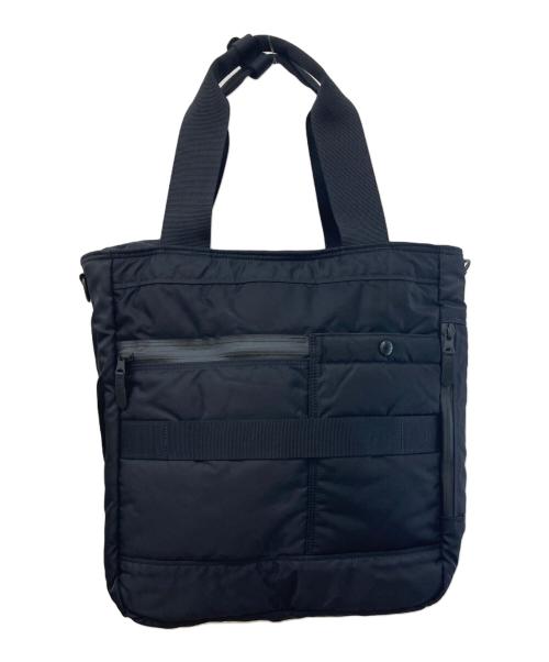 HARVEST LABEL（ハーヴェストレーベル）HARVEST LABEL (ハーヴェストレーベル) FLYER'S GHOST/切替トートバッグ ブラックの古着・服飾アイテム