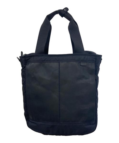 HARVEST LABEL（ハーヴェストレーベル）HARVEST LABEL (ハーヴェストレーベル) FLYER'S GHOST/切替トートバッグ ブラックの古着・服飾アイテム