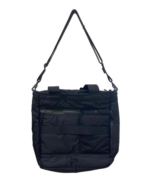 HARVEST LABEL（ハーヴェストレーベル）HARVEST LABEL (ハーヴェストレーベル) FLYER'S GHOST/切替トートバッグ ブラックの古着・服飾アイテム