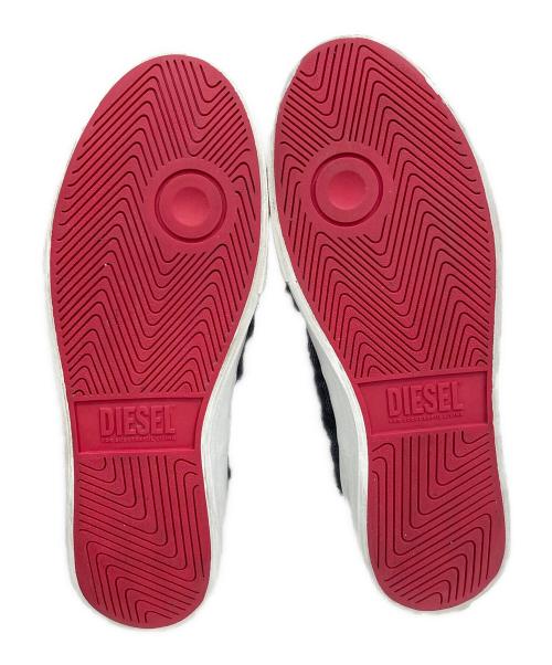 DIESEL（ディーゼル）DIESEL (ディーゼル) S-ATHOS MID/ミッドカットスニーカー ブラック サイズ:27㎝の古着・服飾アイテム