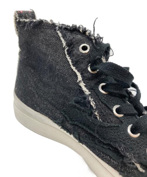 DIESEL（ディーゼル）DIESEL (ディーゼル) S-ATHOS MID/ミッドカットスニーカー ブラック サイズ:27㎝の古着・服飾アイテム