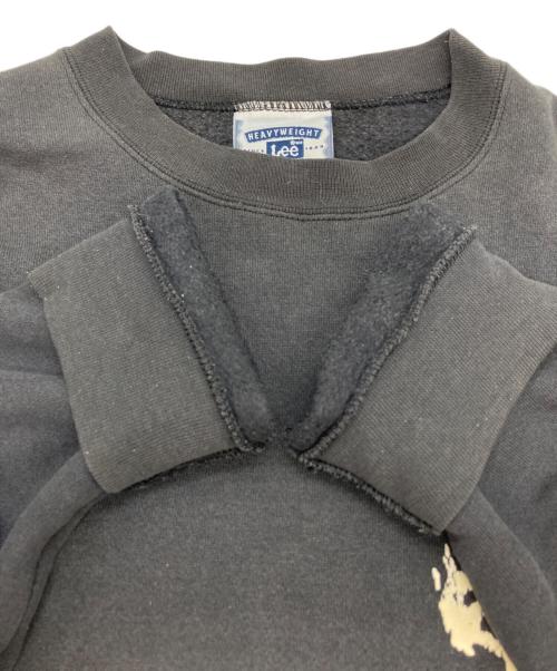 LEE（リー）LEE (リー) プリントスウェット ブラック サイズ:表記なしの古着・服飾アイテム