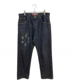 中古・古着通販】SOLO SEMORE (ソロセモア) バギーデニムパンツ ブルー
