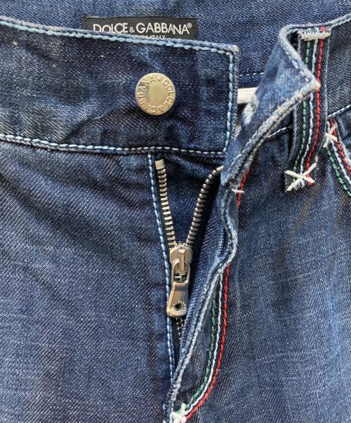 DOLCE & GABBANA（ドルチェ＆ガッバーナ）DOLCE & GABBANA (ドルチェ＆ガッバーナ) デニムパンツ インディゴ サイズ:48の古着・服飾アイテム