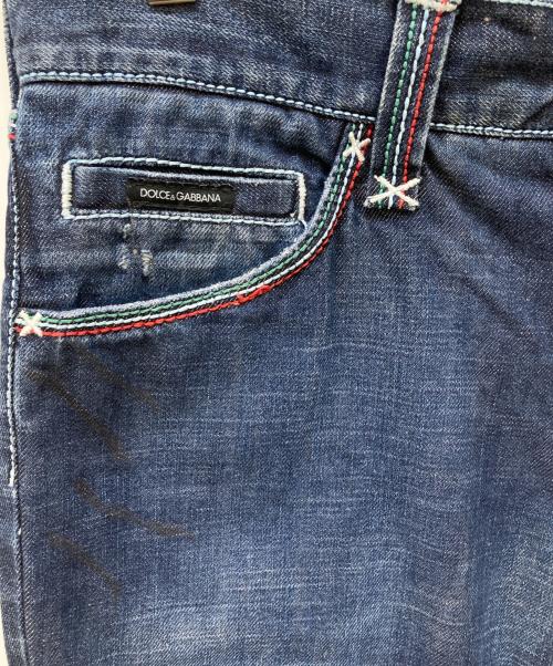 DOLCE & GABBANA（ドルチェ＆ガッバーナ）DOLCE & GABBANA (ドルチェ＆ガッバーナ) デニムパンツ インディゴ サイズ:48の古着・服飾アイテム