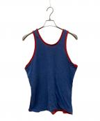 Championチャンピオン）の古着「ダブルフェイスタンクトップ」｜ブルー×レッド