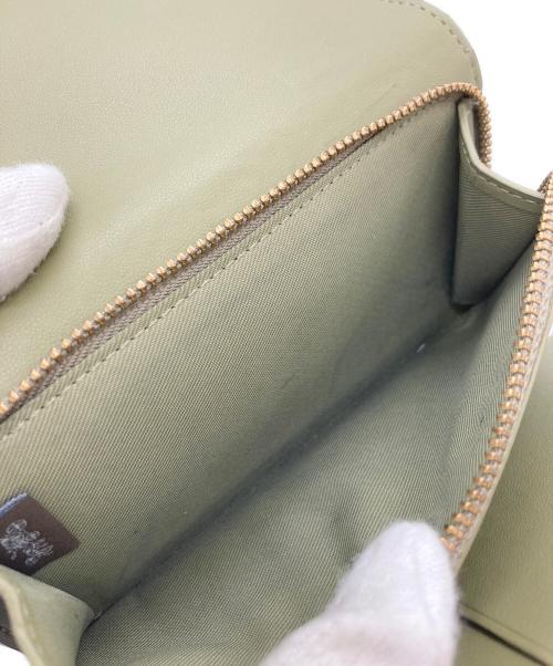 COACH（コーチ）COACH (コーチ) 3つ折り財布/エッセンシャルミディアムフラップウォレット グリーンの古着・服飾アイテム