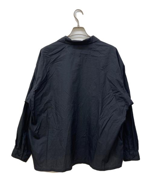 F/CE.（エフシーイー）F/CE. (エフシーイー) LIGHTWEIGHT MICRO SHIRT ブラック サイズ:Lの古着・服飾アイテム