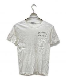 Hysteric Glamour（ヒステリックグラマー）の古着「ステンシルプリントTシャツ」｜ホワイト