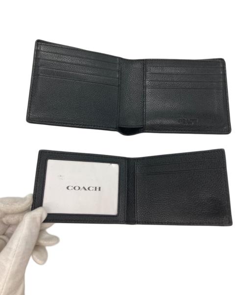 COACH（コーチ）COACH (コーチ) 2つ折り財布 ブラックの古着・服飾アイテム