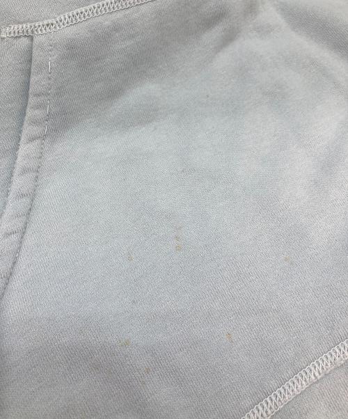 SAINT MICHAEL（セントマイケル）SAINT MICHAEL (セントマイケル) RELICS FELT HOODIE/ダメージ加工パーカー ブルー サイズ:Lの古着・服飾アイテム