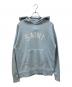 SAINT MICHAEL（セントマイケル）の古着「RELICS FELT HOODIE/ダメージ加工パーカー」｜ブルー