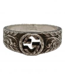 GUCCI（グッチ）の古着「インターロッキングG アラベスクリング」｜シルバー