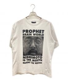 nishimoto is the mouse（ニシモトイズザマウス）の古着「Tシャツ」｜ホワイト×ブラック