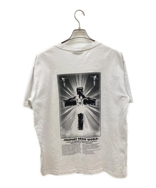 nishimoto is the mouse（ニシモトイズザマウス）nishimoto is the mouse (ニシモトイズザマウス) Tシャツ ホワイト×ブラック サイズ:Lの古着・服飾アイテム