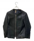 N.HOOLYWOODエヌ ハリウッド）の古着「レザージャケット/ルシファーライダース」｜ブラック