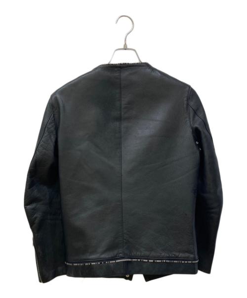 N.HOOLYWOOD（エヌ ハリウッド）N.HOOLYWOOD (エヌ ハリウッド) レザージャケット/ルシファーライダース ブラック サイズ:Sの古着・服飾アイテム