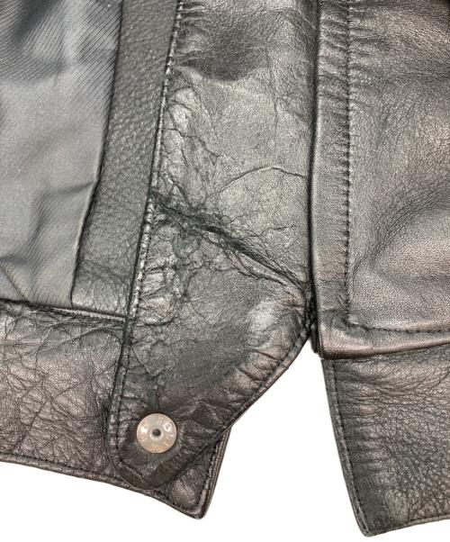 N.HOOLYWOOD（エヌ ハリウッド）N.HOOLYWOOD (エヌ ハリウッド) レザージャケット/ルシファーライダース ブラック サイズ:Sの古着・服飾アイテム