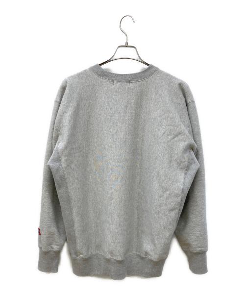 Hysteric Glamour（ヒステリックグラマー）Hysteric Glamour (ヒステリックグラマー) MAIDEN LOGO刺繍 スウェット グレー サイズ:XLの古着・服飾アイテム