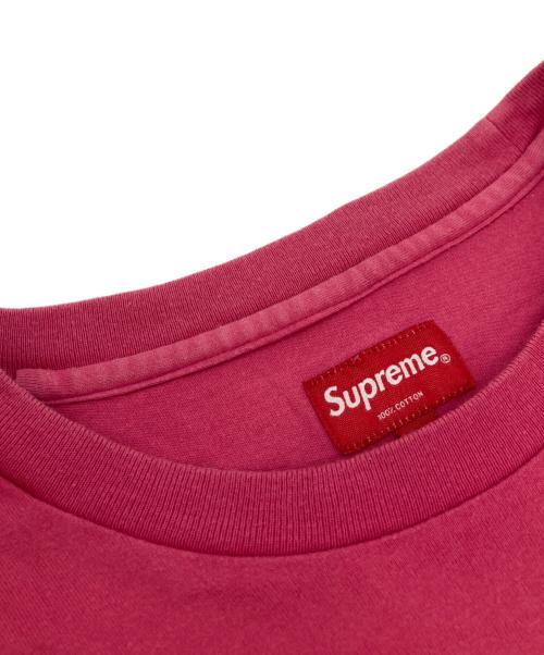 SUPREME（シュプリーム）Supreme (シュプリーム) Overlap tee/ロゴTシャツ ピンク サイズ:Lの古着・服飾アイテム