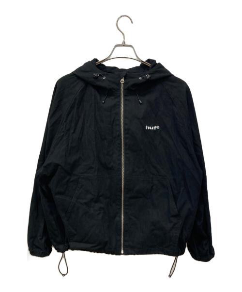 HUF（ハフ）HUF (ハフ) ジップアップジャケット/ eightynine HOODED JACKET ブラック サイズ:Ⅼの古着・服飾アイテム