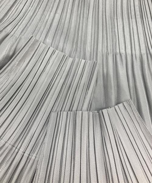 PLEATS PLEASE（プリーツプリーズ）PLEATS PLEASE (プリーツプリーズ) プリーツテーパードパンツ グレー サイズ:3の古着・服飾アイテム