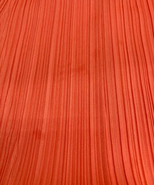 PLEATS PLEASE（プリーツプリーズ）PLEATS PLEASE (プリーツプリーズ) ロングスリーブワンピース オレンジ サイズ:2の古着・服飾アイテム