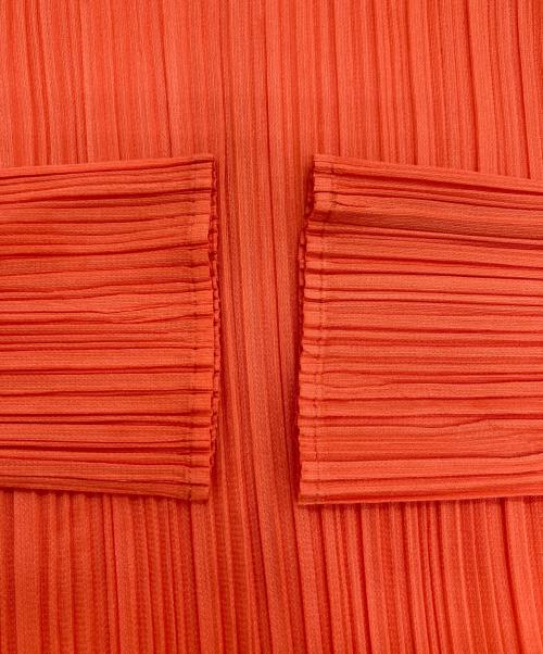 PLEATS PLEASE（プリーツプリーズ）PLEATS PLEASE (プリーツプリーズ) ロングスリーブワンピース オレンジ サイズ:2の古着・服飾アイテム