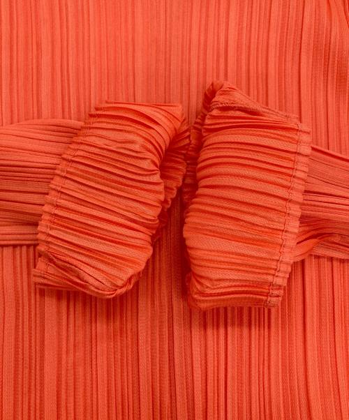 PLEATS PLEASE（プリーツプリーズ）PLEATS PLEASE (プリーツプリーズ) ロングスリーブワンピース オレンジ サイズ:2の古着・服飾アイテム