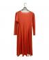 PLEATS PLEASE (プリーツプリーズ) ロングスリーブワンピース オレンジ サイズ:2：28000円